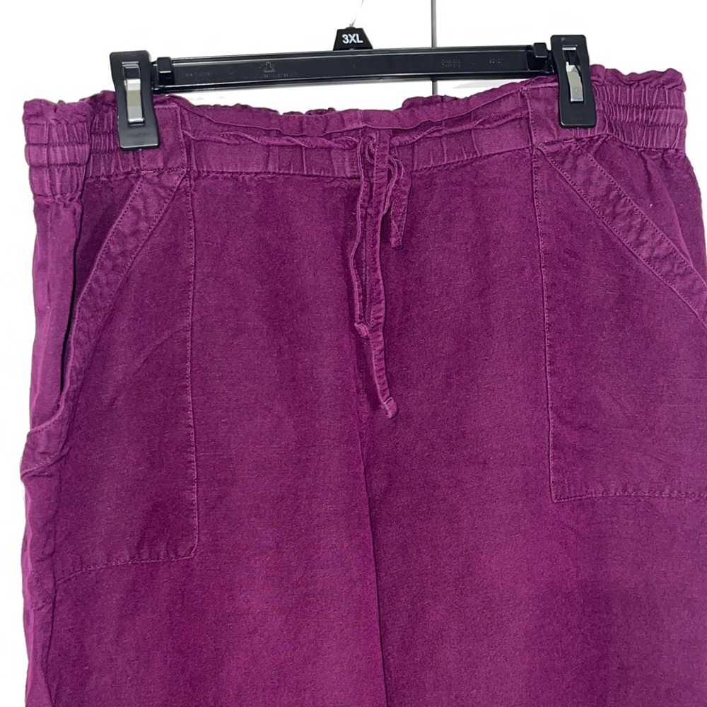 LOFT Purple Wide Leg Pants - Picture 4 of 5